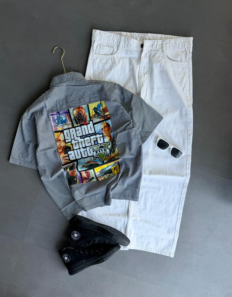 Baggy pant + shirt combo